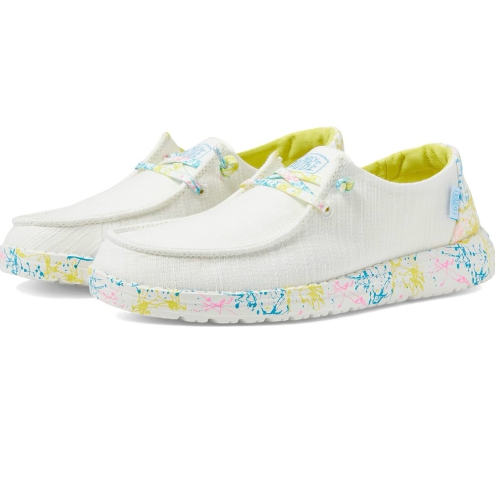 HEY DUDE WENDY YOUTH SUGAR VIBE LOAFERS YOUTH SIZE 3